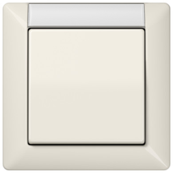 Рамка Jung AS 500 слоновая кость с полем для надписи 1 пост AS581NA