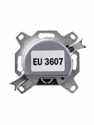 Розетка TV-R ABB Levit антрацит проходная 7дБ 2CHH083607A6063 5011H-A03607 63W