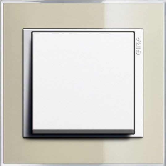 Рамка Gira Event Clear Песочный / Белый 1 пост 0211773