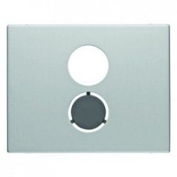 Центральная панель Berker R.1 Berker K.5 алюминий для розетки к громкоговорителю 11847003