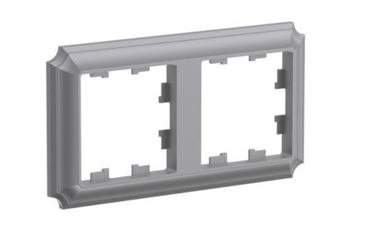 ATN100902 2-постовая РАМКА СТАЛЬ, AtlasDesign Antique Schneider Electric