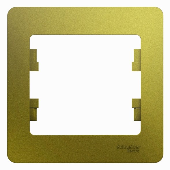 Рамка Schneider Electric Glossa Фисташковый 1 пост GSL001001