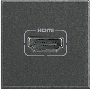 HDMI разъем Bticino Axolute Антрацит HS4284