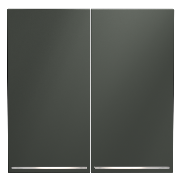 Клавиши для выключателя/переключателя двухклавишного с подсветкой, S70 (титан)