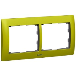 Рамка Legrand Galea Life Зеленый 2 поста 771922