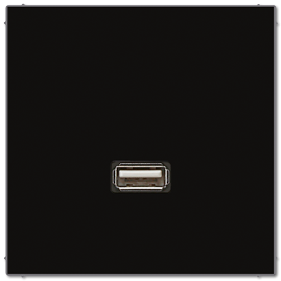 Плата Jung SL серия черный гнезд USB MALS1122SW