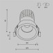 Встраиваемый светильник Technical DL117-15W-4K-W