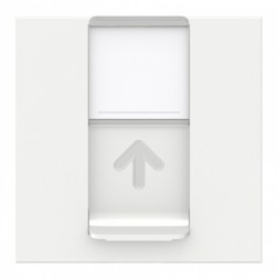 Розетка компьютерная RJ45 Schneider Electric Unica Modular Белый 1очная, кат. 6 UTP, 2 модуля NU341518