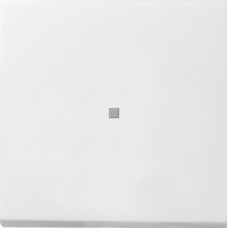 Клавиша Gira F100 Белый с подсветкой 0290112