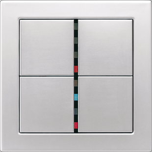 Рамка Jung FD Design Алюминий 1-постовая FDAL2981