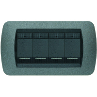 L4804GF Рамка на 4 модуля Графит Bticino