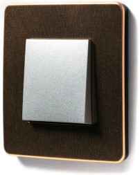 Рамка Schneider Electric Unica Studio Metal Медь / Антрацит 1 пост NU280258