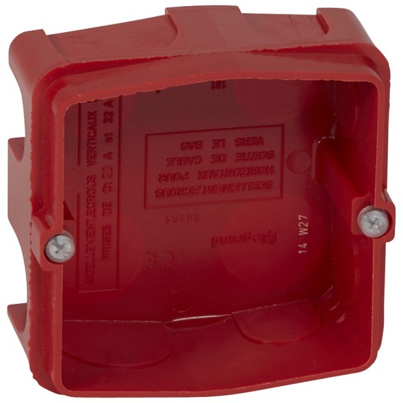 Коробка Legrand Batibox монтажная для розеток 20-32A 86х87 глубина 40мм 080184