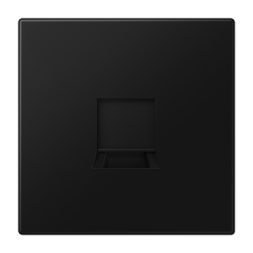 Крышка Jung LS серия матовый чёрный графит для модульных гнёзд LS1969-15WESWM