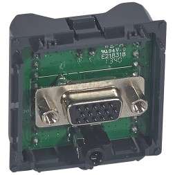 Розетка Legrand Celiane аудио/видео HD15 + Jack 3,5мм 067319