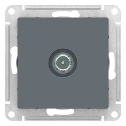 Розетка оконечная телевизионная (TV), одинарная Schneider Electric Glossa Антрацит GSL000791