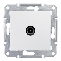 TV коннектор Schneider Electric Sedna белый проходной SDN3201821