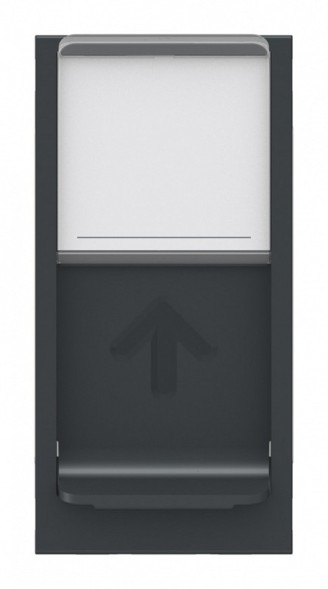 Розетка компьютерная RJ45 Schneider Electric Unica Modular Антрацит 1очная, кат. 6 UTP, 1 Модуль NU341454