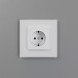Розетка с подсветкой (белый матовый) Werkel W1171461