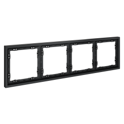 Рамка пластиковая VOLTUM S70 на 4 поста, (графит)