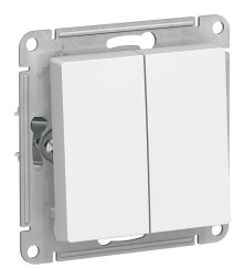 ATN001317 Atlasdesign Нажимная 2-клавишная кнопка, сх.2, 10А, механизм, ЛОТОС Schneider Electric