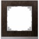 Рамка Merten M-Pure Decor Венге / Алюминий 1 пост MTN4010-3671