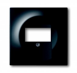 Плата центральная ABB impuls черный бархат для 0247 0248 2CKA001753A0148 1766-775