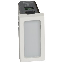 Индикатор Legrand Mosaic двойной 1 модуль 230В 078502