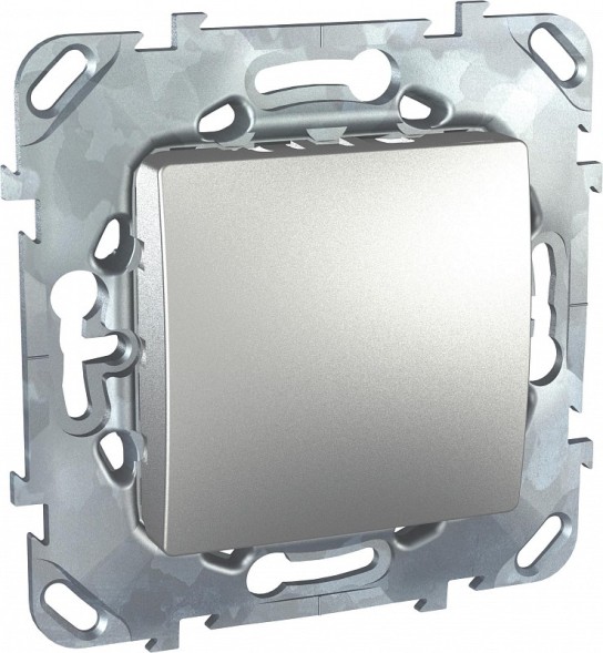 Заглушка Schneider Electric Unica Class Top алюминий 45х45 MGU5.866.30ZD