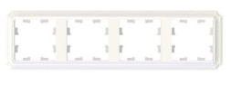 ATN100404 4-постовая РАМКА, цвет ЖЕМЧУГ, AtlasDesign Antique Schneider Electric