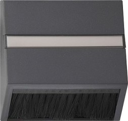 Накладка Gira Антрацит для приборов с квадратной центральной панелью и наклонным выходом 068228