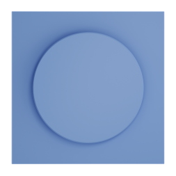 Накладка для светорегулятора поворотно-нажимного, S70 (деним)