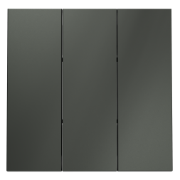 Клавиши для выключателя/переключателя трехклавишного, S70 (титан)