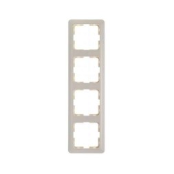 Рамка Berker MODUL2 4 поста бежевый 101402