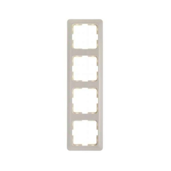 Рамка Berker MODUL2 4 поста бежевый 101402