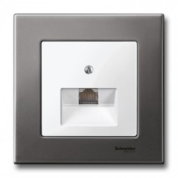 Центральная плата Merten M-серия белый для механизмов RJ45х1 MTN296219