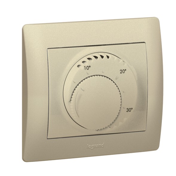 Термостат Legrand Galea Life Титан с реверсивным контактом 220В~ 50/60Гц 775686