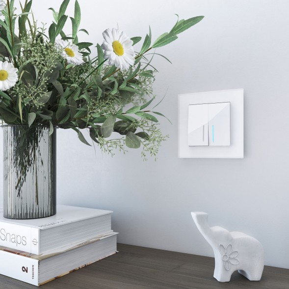 Рамка из стекла на 1 пост Favorit белый матовый Werkel W0011105