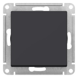 1-клавишный ПЕРЕКЛЮЧАТЕЛЬ, 10АХ, механизм, быстрозажим. клем., КАРБОН Schneider Electric Art Gallery GAL001061S