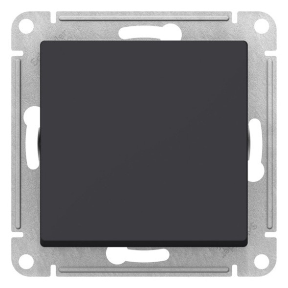 1-клавишный ПЕРЕКЛЮЧАТЕЛЬ, 10АХ, механизм, быстрозажим. клем., КАРБОН Schneider Electric Art Gallery GAL001061S