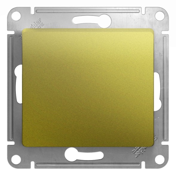 Нажимная Кнопка,сх.1,10AX, механизм Schneider Electric Glossa Фисташковый GSL001015