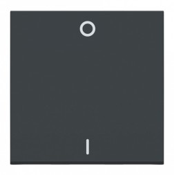 Выключатель Schneider Electric Unica Modular Антрацит двухполюс, 1-клавиш, сх. 2 16 AX, 250 В, 2 модуля NU326254