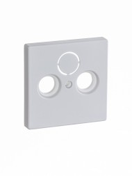 Накладка (центральная плата) ABB белый бархат для TV-R-SAT розетки 2CKA001724A4293 1743-884