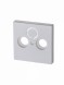 Накладка (центральная плата) ABB белый бархат для TV-R-SAT розетки 2CKA001724A4293 1743-884