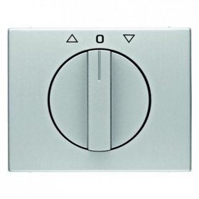 Центральная панель Berker R.1 Berker K.5 алюминий с вращающейся ручкой для жалюзийного поворотного выключателя 10777103