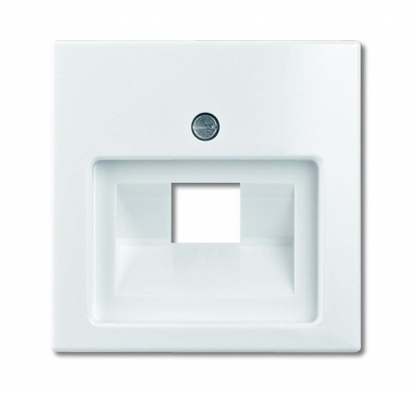 Плата центральная (накладка) ABB Basic 55 белый для блока питания micro USB - 6474 U 2CKA006400A0011 6478-94-507