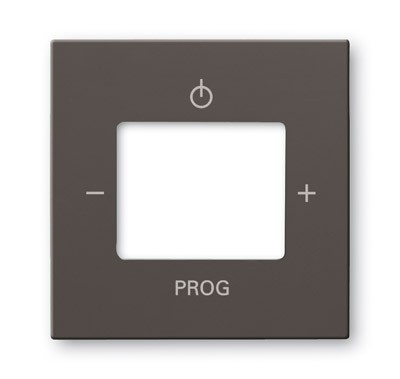 Плата центральная (накладка) ABB Basic 55 chateau-black для механизма цифрого FM-радио 8215 U 2CKA008200A0160 8252-95-507
