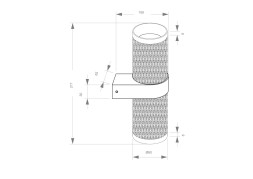 Настенный светильник (бра) Maytoni C069WL-02MG