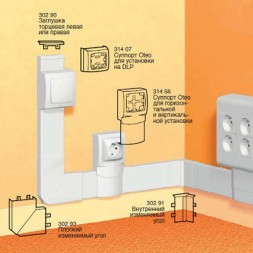 Рамка Legrand Mosaic белая с профилем 20 мм 6 модулей для кабель-канала DLPlus 031614