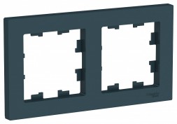 Рамка Schneider Electric Atlasdesign Изумрудный 2 поста ATN000802